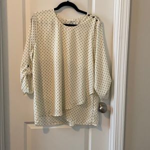 Polka dot blouse